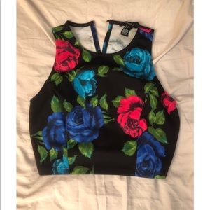 Floral Crop Top
